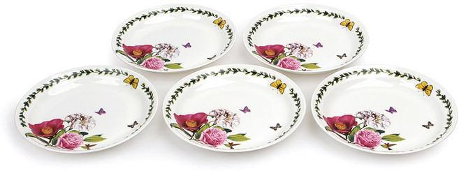 로얄에식스 대장미 본차이나 원형접시세트, 8인치 접시 5P, 1개