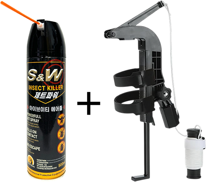 말벌 퇴치제 분사기 (해충스프레이 높은곳작업도구), 1. 말벌 퇴치제 SET, 1개, 1세트