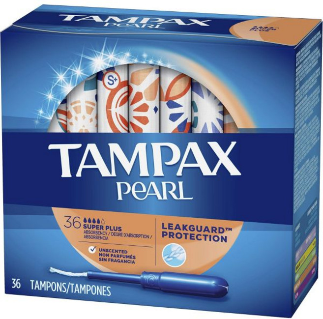 탐팍스 펄 탐폰 슈퍼 플러스 흡수력 리크가드 땋은 무향 36 카운트, 탐팍스, 펄 탐폰 슈퍼 플러스 흡수력, 리크가드 땋은