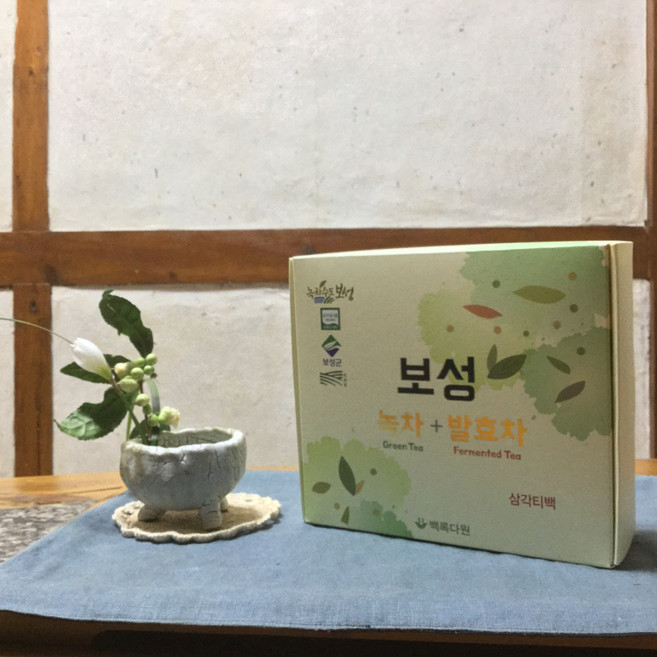 보성 백록다원 녹차홍차 삼각티백, 1개, 1.2g, 20개입