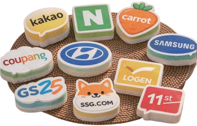 나만의 디자인 제작 수세미, 1000개, 1개