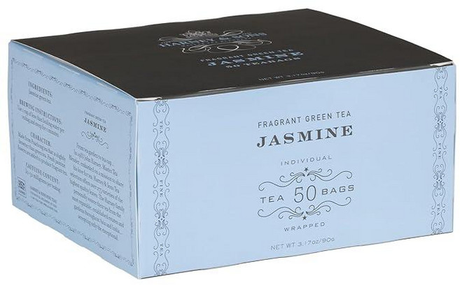 Harney & Sons 고급 차 재스민 향 녹차, 1개, 90g