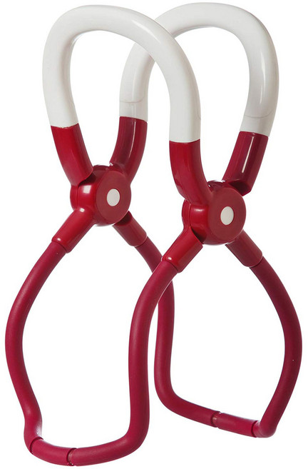 프렙워크 프로그레시브 원 핸디드 캐닝 자 리프터 집게, Red+White, 1개