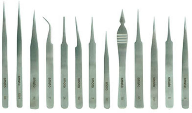 스마토 핀셋세트5PCS 핀셋세트 13PCS, 핀셋세트13PCS, 1개