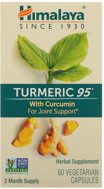 Himalaya 커큐민 함량 심황 95 60 베지 캡슐, 60정, 1개 - 쿠팡