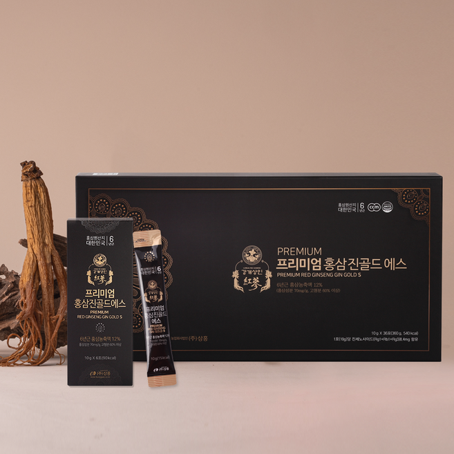 [강개상인 공식몰] 프리미엄홍삼진골드S 10g x 36포, 36개