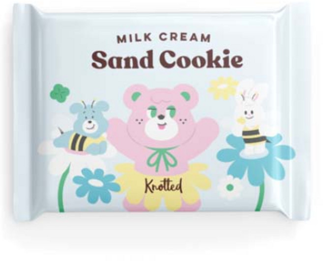 노티드 밀크크림 샌드쿠키 랑그드샤, 32개, 9g