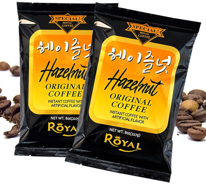 로얄 헤이즐넛향 인스턴트 커피, 227g, 2개