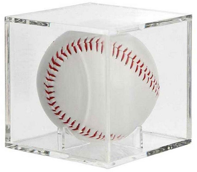 야구공 케이스 싸인볼 아크릴 싸인볼케이스 사인볼, 1개