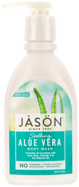 Jason Natural 순수한 자연 바디 워시 수딩 알로에 베라 30 fl oz (887 ml) 2팩, 887ml - 쿠팡