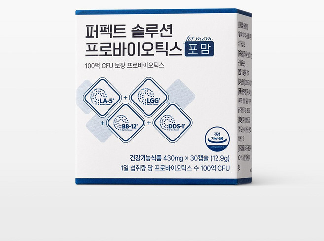 뉴트리모어 퍼펙트 솔루션 프로바이오틱스 포 맘 임산부 수유부 100억 유산균 12.9g, 30정, 1개