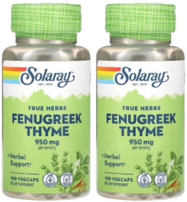 솔라레이 오가닉 호로파 620mg 베지 캡슐 100정 2개세트, 2개 - 쿠팡