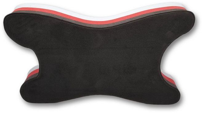 몬지알지 굽은목 스트레칭 기구 바른자세 목 운동기구 베게 목 마사지기, 1개