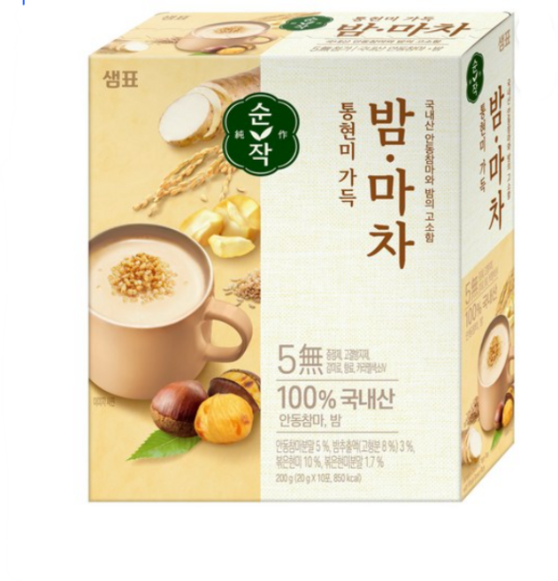 순작 통현미 가득 밤마차, 1개, 10개입, 20g
