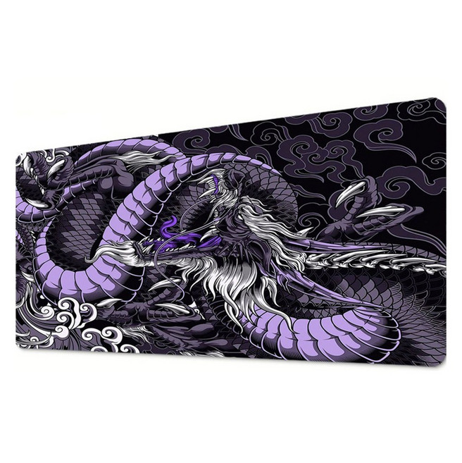 전전통 용 문양 디테일 대형 게이밍 마우스패드 300 x 800 x 3 mm, SBD013413-30*80cm, 1개