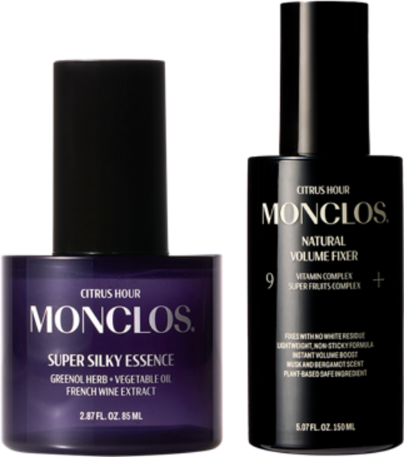 몽클로스 슈퍼 실키 에센스 85ml + 내추럴 볼륨 픽서 150ml, 1개