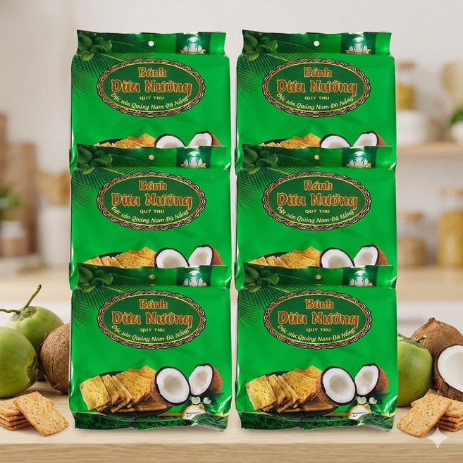 꾸이투 코코넛 찹쌀 크레커 12p, 120g, 6개