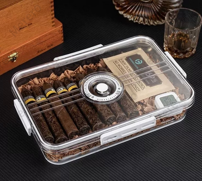 Xindeks 시가 휴미더 상자 보관함 케이스 휴대용 입문용