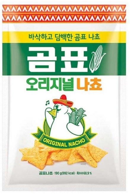 곰표 오리지날 나쵸, 190g, 1개