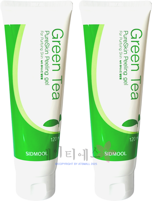시드물 녹차 퓨어스킨 필링 젤, 120ml, 2개