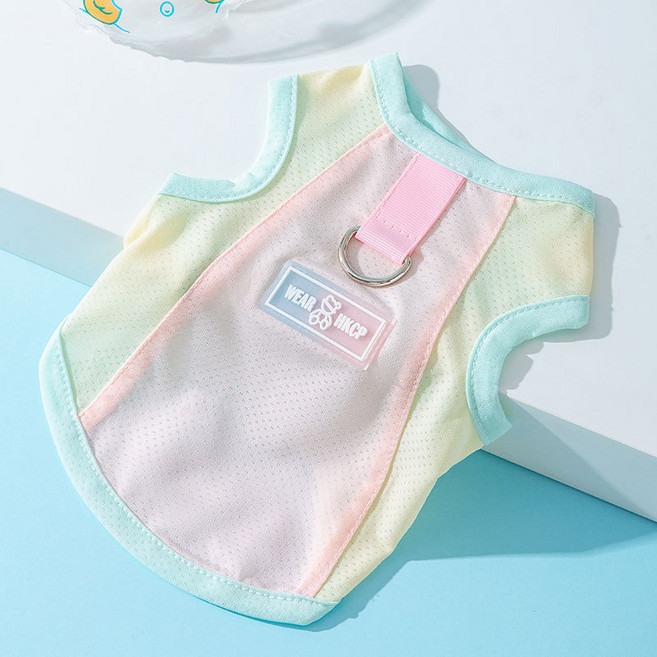 매일그개와 강아지 아이스 쿨링 조끼, 핑크, 1개