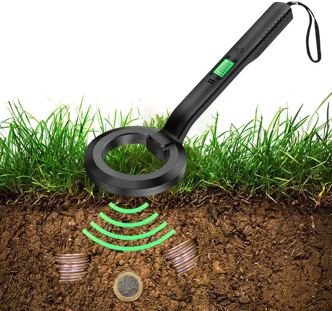 (새별) 휴대용 금속탐지기 금 은 동 다이아몬드 보물 찾기, 7개