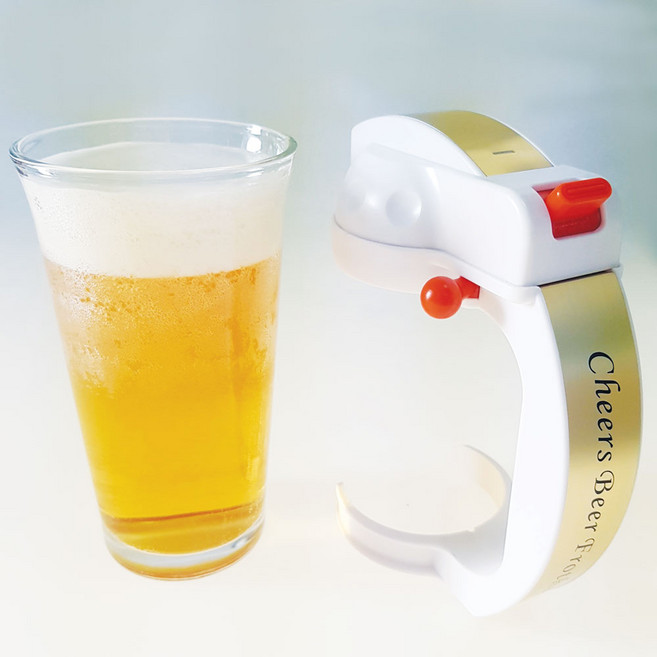 맥주거품기 크림맥주 가정용 생맥주기계 크림맥주제조기 자동거품기, 1개, 화이트