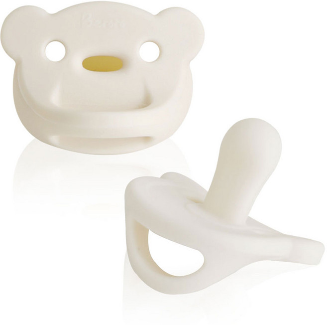 베로로 올실리콘 쪽쪽이 (케이스포함), 곰쪽이, 크림, 1개