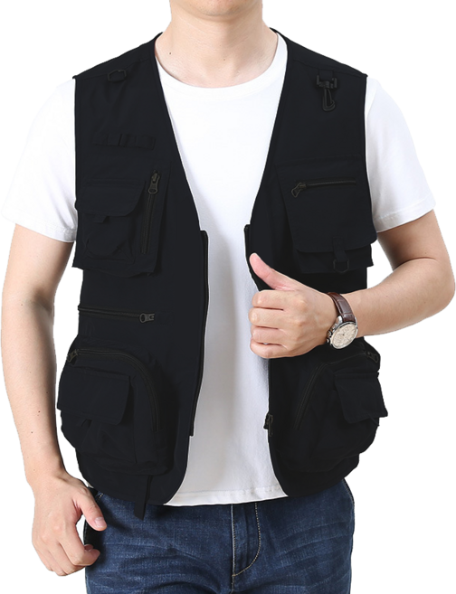 실버캐스트 멀티포켓 아웃도어 작업조끼