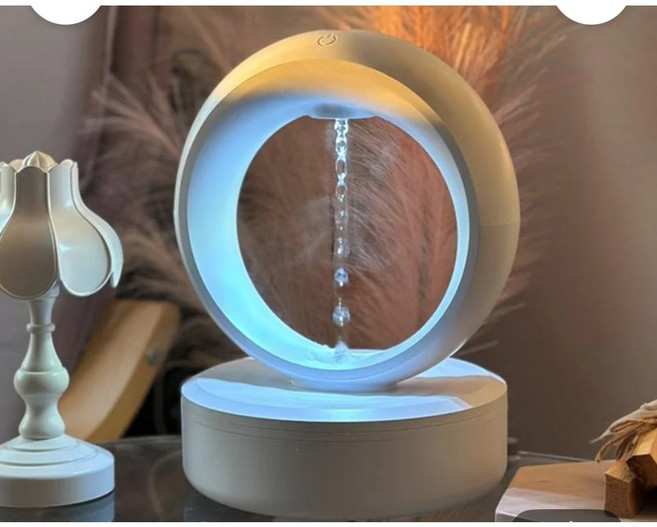 머레이 LED 무중력 물멍 가습기, 1개, 화이트