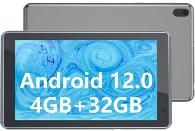 바이앤바이 태블릿 7인치 안드로이드 15.0 6GB32GB 저장공간 1TB 확장 가능 쿼드코어 와이파이 GMS 인증 듀얼 카메라 교육용 게임용 블랙, Silver, 1개