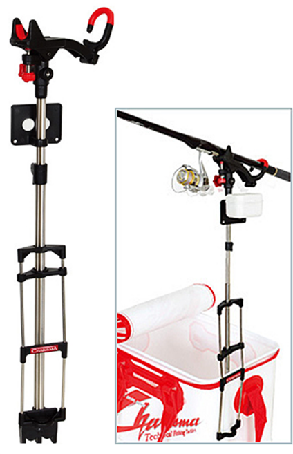 해동 EVA 줌 로드 거치대 스탠드형 밑밥통 2단 3단