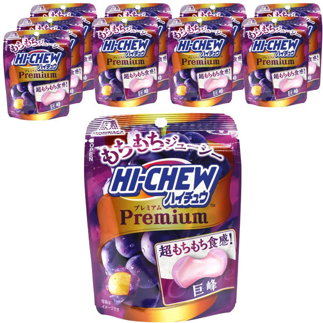 MORINAGA 森永 Hi-Chew 優質巨峰葡萄口味, 10個, 32g
