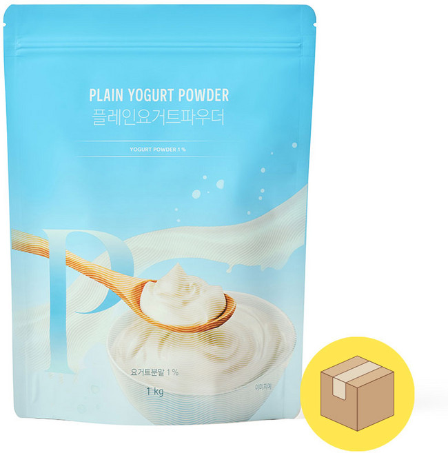 네이쳐티 플레인요거트파우더 1KG 1박스 12개, 1개입