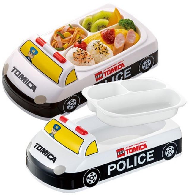 토미카 경찰차 자동차 어린이 아동 식판, 1개