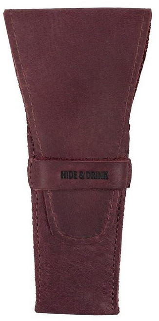 Hide & Drink 가죽 안전 면도기 케이스 면도 액세서리 개인 관리 필수품 핸드메이드 제품 (상그리아), 상그리아