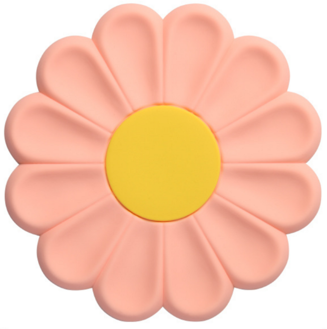 율루아 실리콘 미끄럼방지 냄비받침, 1개, 핑크