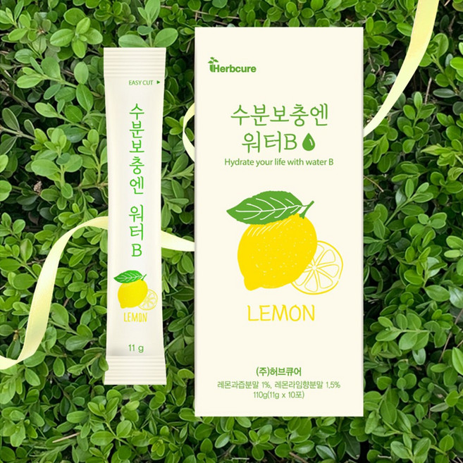 수분보충엔 워터B 수분보충 에너지충전 피로회복 레몬맛 11g x 10포, 1개