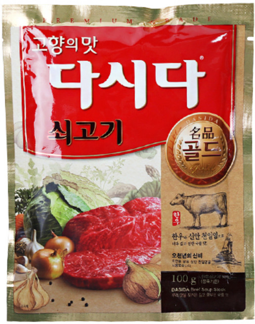 다시다명품골드100g/백설-12개, 100g, 12개