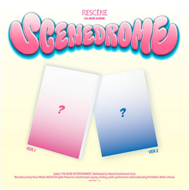 개봉앨범 포토카드 없음 / RESCENE (리센느) - 1st MINI ALBUM SCENEDROME - 2종 세트