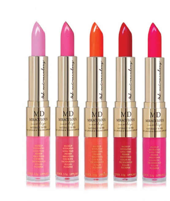 그노마재료상 MD 립스틱 듀얼 마약립스틱 촉촉한 볼륨 립글로즈 엠디 5종, No2...로즈핑크, 3.5g, 1개 - 쿠팡