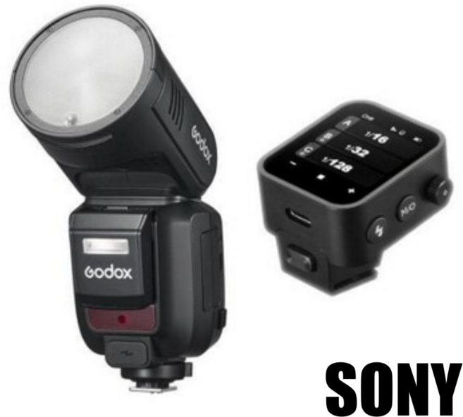 고독스 V100 + X3 동조기 SET 카메라 플래시 스튜디오 제품 사진 촬영 조명, 1개, 소니