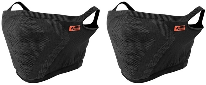 타이트엔드 M4 스포츠 마스크, 블랙, 2개
