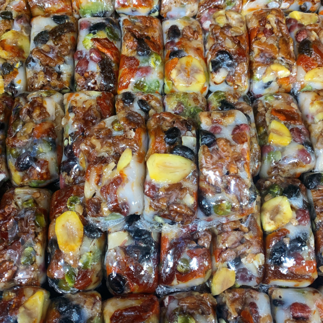 [종로전통떡집] 국산찹쌀 서리태 견과류 가득 달지않은 개별포장 영양떡 건강 아침식사 대용 영양 찰떡, 3kg, 1세트