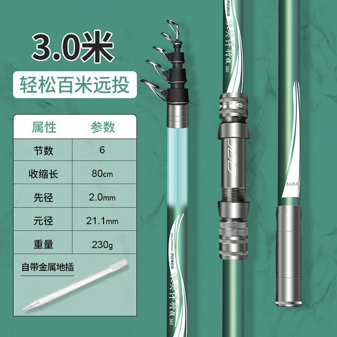 浪尖悍將 海竿 遠投竿 碳素 海釣竿 甩竿 拋竿