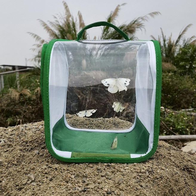 톰스타일 자연관찰 나비 잠자리 키우기 관찰 가방 케이스 채집통, 1개