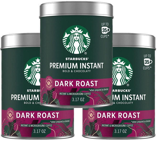 스타벅스 프리미엄 인스턴트 커피 틴, 1세트