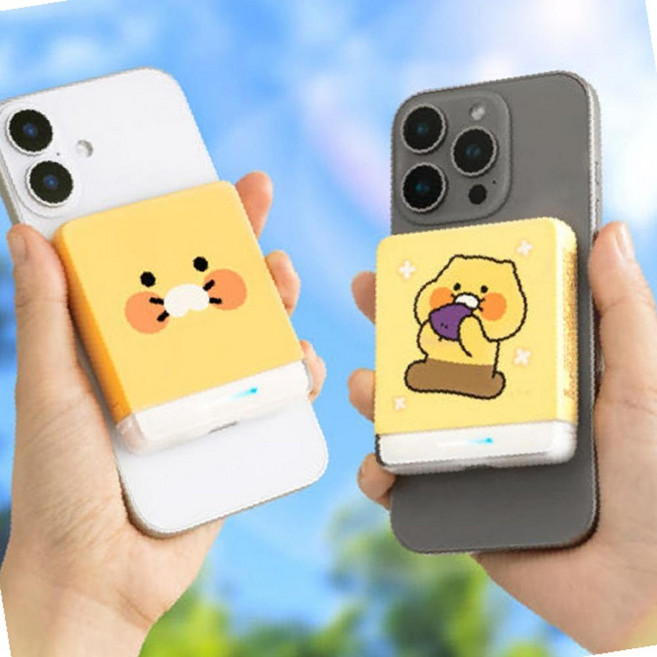 카카오프렌즈 맥세이프 5 000mAH 춘식이 보조배터리, 상세페이지 참조, 고구마