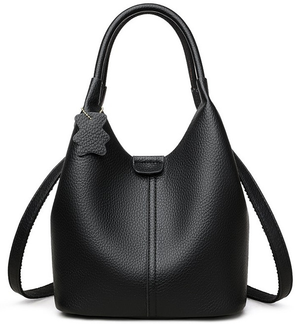 YANGTA 여성 데일리 캐주얼 심플 소가죽 크로스 토트백 LY-041