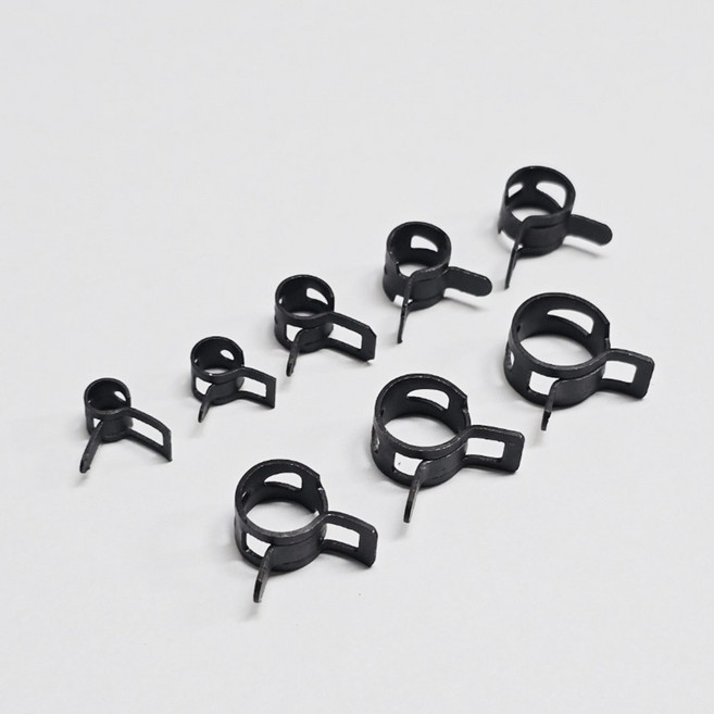 블랙 호스 집게 밴드 손잡이 밸브 클램프 나비 조임 배관 파이프 반도